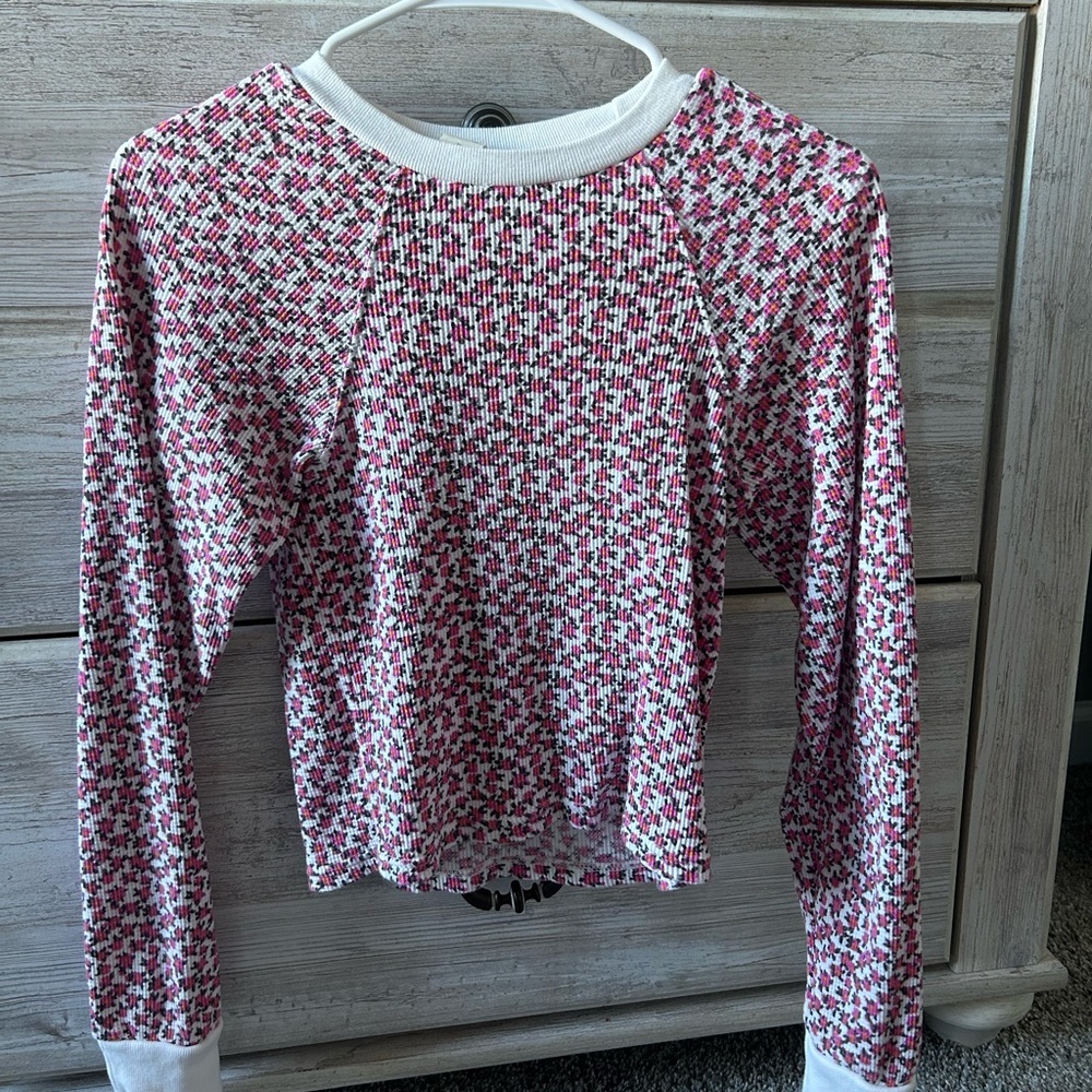 pink floral top